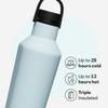 Corkcicle Sport Canteen - Keeps Drinks Cold 25 Hours - Stainless Steel Water Bottle - Triple-Insulated - Spill-Proof - Summer Drinkware Gift - Keeps Drinks Ice Cold - 32 oz - Powder Blue view 3