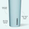 Corkcicle Sport Canteen - Keeps Drinks Cold 25 Hours - Stainless Steel Water Bottle - Triple-Insulated - Spill-Proof - Summer Drinkware Gift - Keeps Drinks Ice Cold - 32 oz - Powder Blue view 4