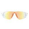 Rawlings Game Youth Baseball Sunglasses, Shiny White/Orange Mirror, 64mm view 3