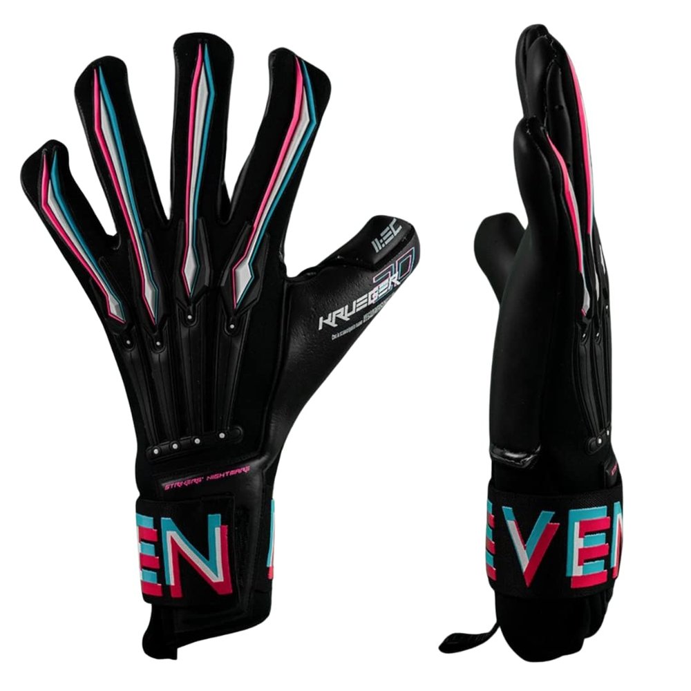 IILEVEN Soccer Goalkeeper Gloves with Extra Grip Palms - Maximum Protection for Goalies, Adult Soccer Gloves, Ultimate Performance and Durability (Kruger)
