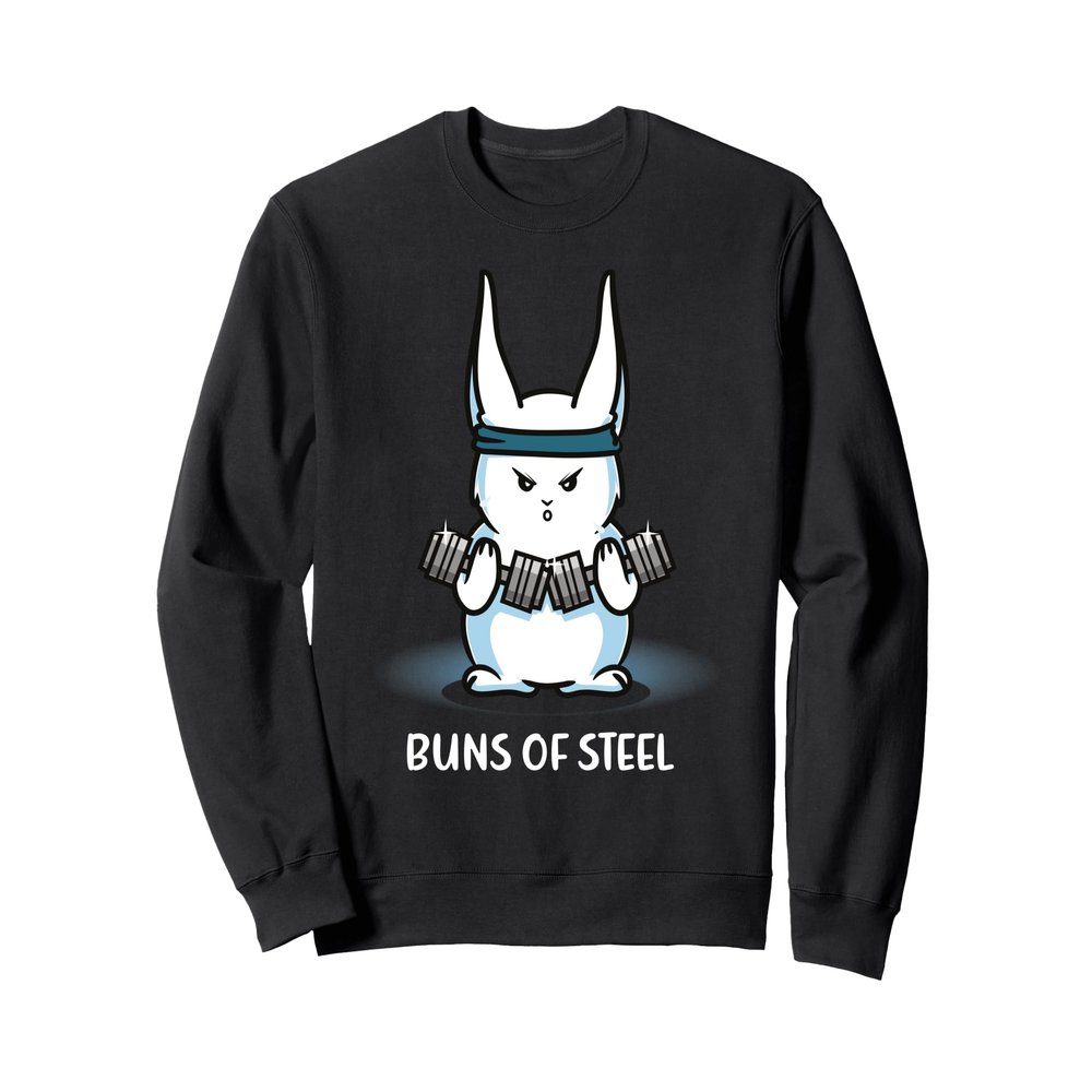 Bunny Lover Buns Of Stell GYM Fitness Easter Rabbit Sweatshirt