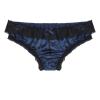 YiZYiF Men's Feminine Panties Silky Satin Lingerie Sissy Knickers Panties Blue Large view 1