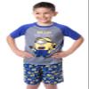 Despicable Me Boys' Minions Bello? Raglan Sleep Pajama Set Shorts Shirt (6/7) view 1