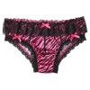 YiZYiF Men's Feminine Panties Silky Satin Lingerie Sissy Knickers Panties Rose Medium view 1