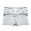 Oyolan Kids Girls Sparkle Glitter Shorts Tumbling Dancing Bottoms Sports Yoga Gymnastics Athletic Shorts Silver A 6 Years view 3