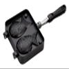 Captain Stag UG-3089 Hot Sandwich Maker, Hot Sandwich Toaster, Cast Aluminum, Fluorine Resin Treated, Direct Flame view 1