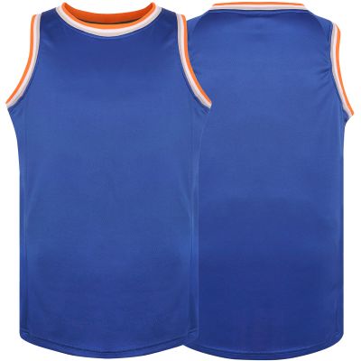 Blank Basketball Jersey Reversible Men's Mesh Athletic Sports Shirts Training Practice S-3XL (XX-Large, Blue)