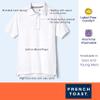 French Toast Unisex Sleeve Pique Polo Shirt , Black, XXL view 4