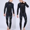 Backbayia Mens Wetsuit Full Body Diving Suit Lightweight Swimwear with Rear Zipper for Spearfishing Snorkeling Surfing (L) view 2