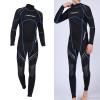 Backbayia Mens Wetsuit Full Body Diving Suit Lightweight Swimwear with Rear Zipper for Spearfishing Snorkeling Surfing (L) view 3