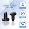 AIEX 8pcs Kayak Drain Plug, Canoe Drain Stoppers Kit, Universal Kayak Drain Holes Plugs, Scupper Plugs for Kayak Boat (Black) view 4