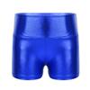 Oyolan Kids Girls Sparkle Glitter Shorts Tumbling Dancing Bottoms Sports Yoga Gymnastics Athletic Shorts Blue A 12 Years view 1