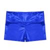 Oyolan Kids Girls Sparkle Glitter Shorts Tumbling Dancing Bottoms Sports Yoga Gymnastics Athletic Shorts Blue A 12 Years view 3