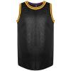Phoneutrix Blank Basketball Jersey, Men's Mesh Athletic Reversible Sports Shirts S-3XL (XX-Large, Black-Sna) view 2