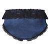 LiiYii Men's Shiny Satin Lace Bikini Briefs Sissy Pouch Panties Knickers Crossdress Underwear Dark_Blue X-Large view 2