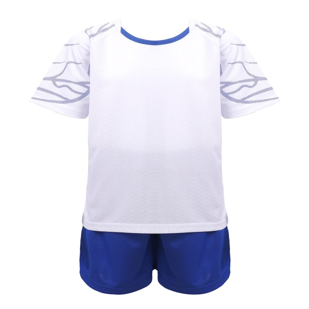 Hansber Kids Boys 2 Piece Basketball Football Clothes Set Breathable Net T-Shirt and Shorts Set Sport Jersey Tracksuit White 12-14