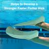 Gintenco Swim Fins, Kids Swim Training Fins for Lap Swimming, Travel Size Flippers with Mesh Bag, Silicone Swimming Fins for Kids Teens Adults Women Men view 3