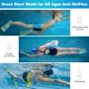Gintenco Swim Fins, Kids Swim Training Fins for Lap Swimming, Travel Size Flippers with Mesh Bag, Silicone Swimming Fins for Kids Teens Adults Women Men view 4