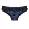 QinCiao Men's Sexy Ruffle Floral Lace Sissy Panties Crossdress Bikini Briefs Thong Lingerie Dark_Blue A X-Large view 4