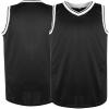Phoneutrix Blank Basketball Jersey, Men's Mesh Athletic Reversible Sports Shirts S-3XL (X-Large, Black) view 1