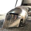 Nautical-Mart SCA LARP 18 Gauge Steel Medieval Combat Bascinet Armor Helmet silver view 1