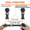 Mini Bike Pump with Pressure Gauge - Presta & Schrader Bike Tire Pump - 120 PSI Portable Bicycle Air Pump for Road & Mountain Bike (Style:A) view 4
