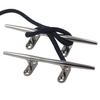 SHENGHUISS Boat Open Base Cleat 316 Stainless Steel Mooring Dock Cleat with Screw for Boat,Deck,Hook,Yacht (10 inch 2 Pack) view 1