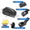 HUNTVP Multifunctional Bike Trunk Bag Bike Rear Seat Bag Waterproof Rear Rack Bag Handbag for Bicycle Cargo Rack Saddle Bag Bicycle Commuter Bag Shoulder Bag view 3