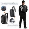HUNTVP Multifunctional Bike Trunk Bag Bike Rear Seat Bag Waterproof Rear Rack Bag Handbag for Bicycle Cargo Rack Saddle Bag Bicycle Commuter Bag Shoulder Bag view 4