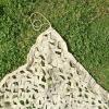 Jolan Beige Camouflage Netting 22m 23m 33m 34m 35m 36m 44m 46m 47m 55m, Shade Net, for Camping, Hunting, Decoration, Sunscreen, Military Reinforced Camouflage Net,Beige-4x4m(13.1 * 13.1ft) view 2