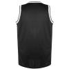 Phoneutrix Blank Basketball Jersey, Men's Mesh Athletic Reversible Sports Shirts S-3XL (Small, Black) view 3