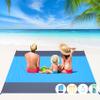 BYDOLL Beach Blanket Waterproof Sandproof 78''81'' 1-5 Adults Oversized Lightweight Large Picnic Mat Waterproof Sandproof Blanket for Beach Camping Hiking Travel view 1