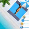 BYDOLL Beach Blanket Waterproof Sandproof 78''81'' 1-5 Adults Oversized Lightweight Large Picnic Mat Waterproof Sandproof Blanket for Beach Camping Hiking Travel view 4