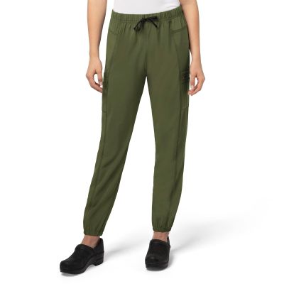 Carhartt Force Cross-Flex Womens Jogger Scrub Pant  Basil, Small