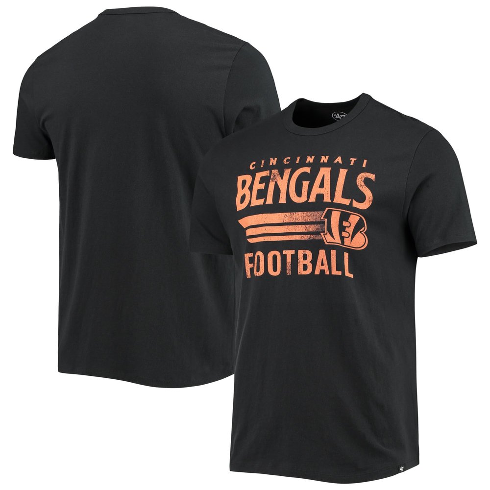 47 Men's Black Cincinnati Bengals Conrider Franklin T-Shirt