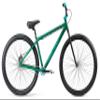 Mongoose Hooligan AL Adult BMX bike, 29x3-Inch Wheels, Lightweight Aluminum Frame, Single Speed, Disc Brakes, Green view 3