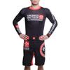 Hardcore Training Vikings on Tour Men's Rash Guard Compression Long Sleeve MMA No-Gi Tight BJJ Grappling Base Layer Combat view 2
