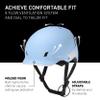 sixthreezero Bike Helmet, Adult Bicycle Helmet for Men and Women, Road and Street Cycling Helmets, Periwinkle Blue, Large view 3