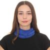 Dallas Textile Neck Gaiter Reusable for Men and Women, Cotton Blend Balaclava Face Cover Gator for Cold Weather, Head Scarf Bandana Warmer for Outdoor (Blue, 1) view 2