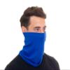 Dallas Textile Neck Gaiter Reusable for Men and Women, Cotton Blend Balaclava Face Cover Gator for Cold Weather, Head Scarf Bandana Warmer for Outdoor (Blue, 1) view 4