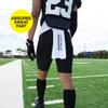 SLEEFS Football Towel - Cotton Quarterback QB Towel for The Football Field - Bi-Fold Hook & Loop Closure - Men/Youth/Boys/Adults - Momma White view 2