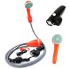 Portable Outdoor Camp Shower Camping Shower Pump Rechargeable Portable Shower Head for Camping Beach Swimming Hiking Traveling (Orange, Classic) view 2