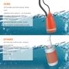 Portable Outdoor Camp Shower Camping Shower Pump Rechargeable Portable Shower Head for Camping Beach Swimming Hiking Traveling (Orange, Classic) view 4