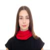 Dallas Textile Neck Gaiter Reusable for Men and Women, Cotton Blend Balaclava Face Cover Gator for Cold Weather, Head Scarf Bandana Warmer for Outdoor (Red, 1) view 2