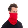 Dallas Textile Neck Gaiter Reusable for Men and Women, Cotton Blend Balaclava Face Cover Gator for Cold Weather, Head Scarf Bandana Warmer for Outdoor (Red, 1) view 4