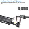 Lumintrail Bike Cargo Rack, Seatpost Mounted Bicycle Luggage Carrier with 20 LBs Weight Capacity for Trunk Bags and Quick Release Handle, High Angle for Extra Tire Clearance view 2
