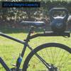 Lumintrail Bike Cargo Rack, Seatpost Mounted Bicycle Luggage Carrier with 20 LBs Weight Capacity for Trunk Bags and Quick Release Handle, High Angle for Extra Tire Clearance view 3