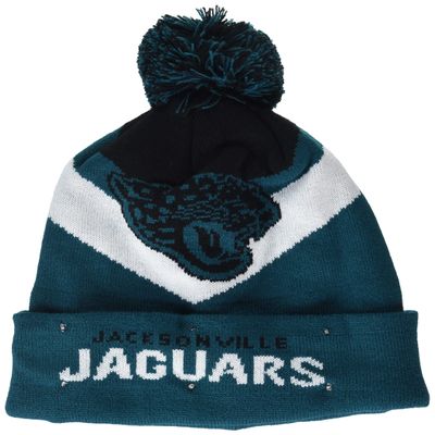 FOCO mens Nfl Big Logo Colorblock Knit Light Up Beanie, Team Color, 9-1063 US