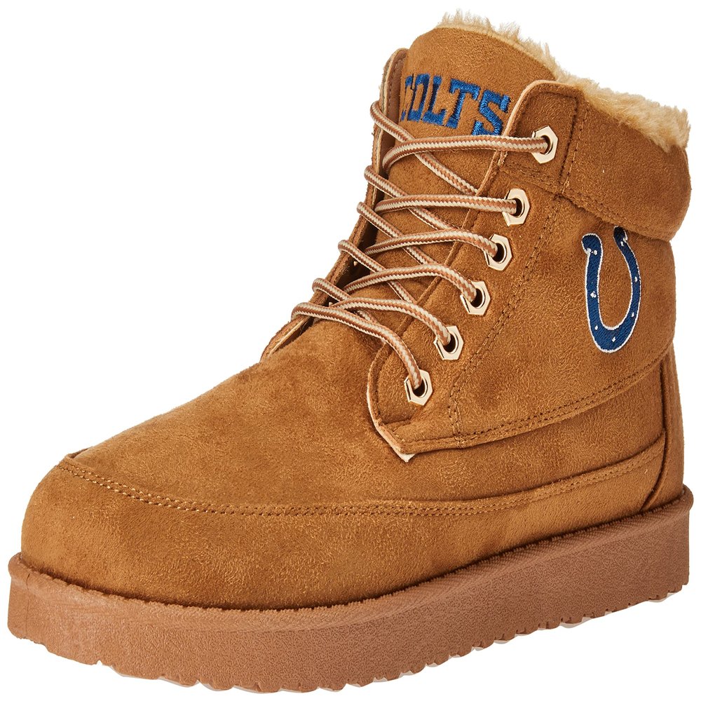 FOCO Arizona Cardinals Brown High Top Moccasin - Mens Size 7