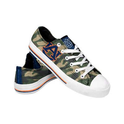 FOCO Auburn Womens Camo Low Top Canvas Shoe Size 10